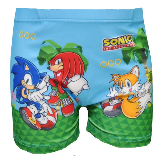 Traje Baño Malla Short Infantil Talle P A L Sonic Prime