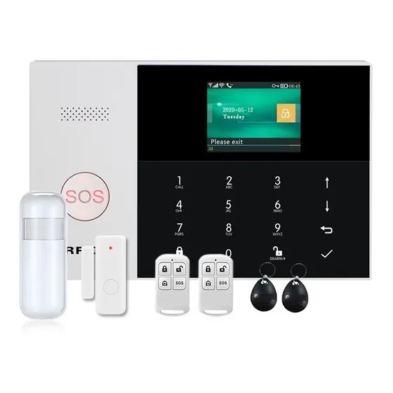 Kit Sistema Alarma 4g Inalambrica  Wifi Gsm 100 Zonas