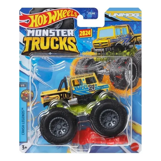 Carrinho Hot Wheels Monster Truck Mattel Miniatura Cor Unimog