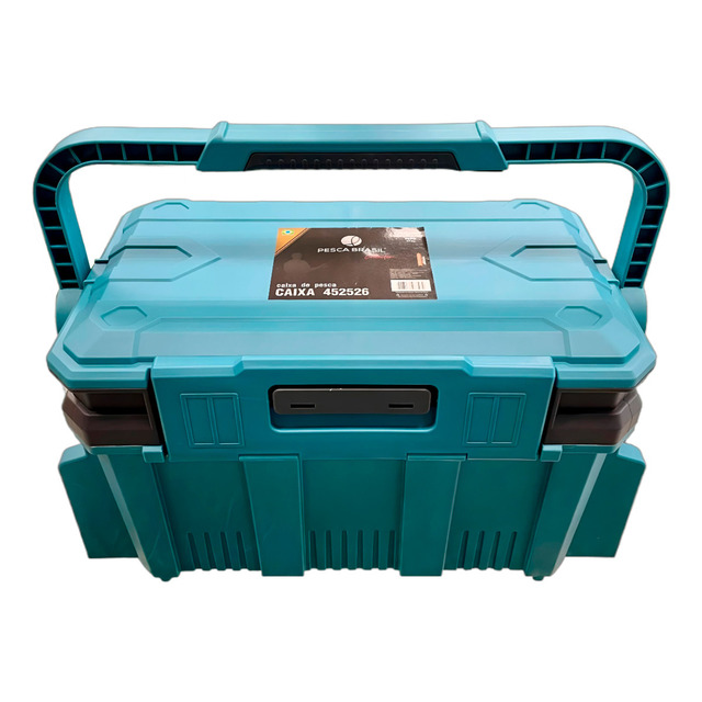 Caixa Pesca Brasil Pbc Azul Com Divisórias Ajustáveis Para Iscas E Acessórios Caixa Pesca Brasil Pbc Azul Com Divisórias Ajustáveis Para Iscas E Acessórios