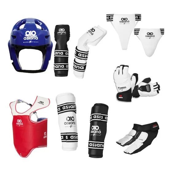 Equipo Protección Taekwondo Para Hombre Asiana