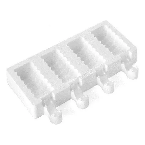 Molde De 4 Porciones Para Helados De Paletas 2 Und