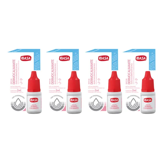 Spot On Dermocalmante 2ml Ibasa - 4 Unidades