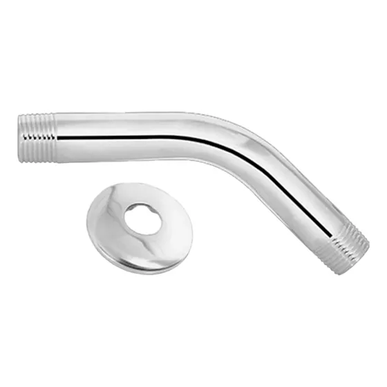 Brazo Para Regadera 15cm Con Roseta Acero Inoxidable Lf