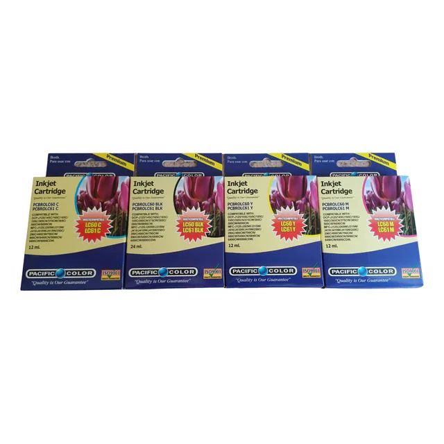 Pack Lc60 Tintas Alternativas Lc-60 J125 - 145c - 165c