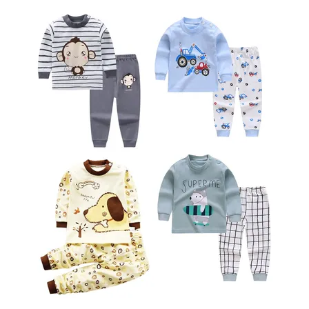 Conjunto Pijama Para Niños De 1 A 5 Años  Gran Oferta