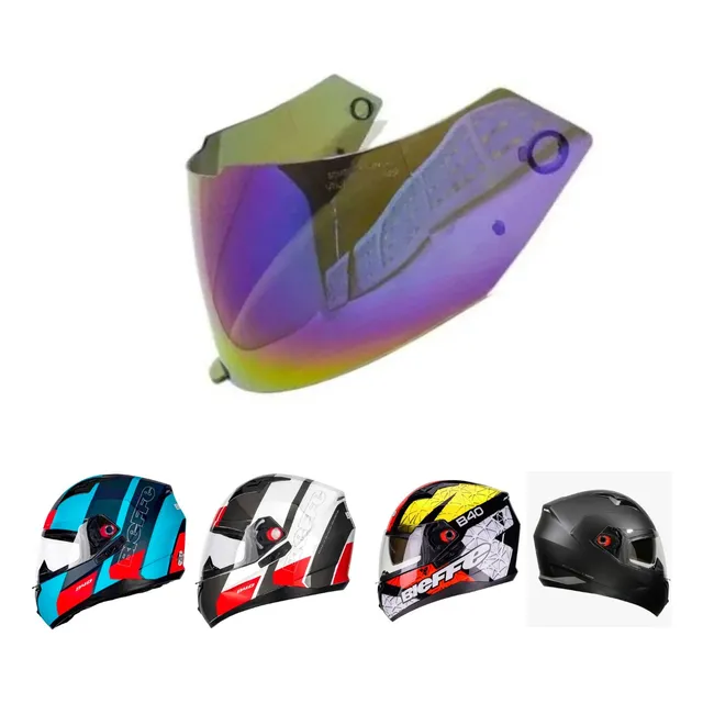 Viseira Capacete Bieffe B-40 B40 Fechado Original Camaleão
