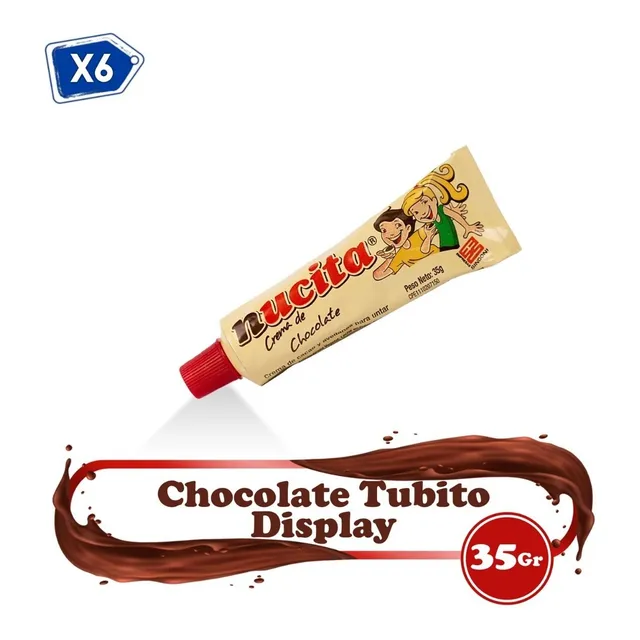 Nucita Chocolate Tubito Display 35 Gr