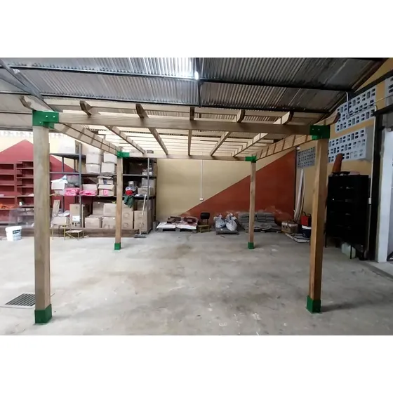 Gazebo En Apamate Nuevo 3.2x2.30 Con Bases Hierro Pvp X M2a