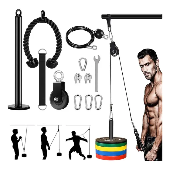 Puxador Triceps Corda Crossover Profissional Academia