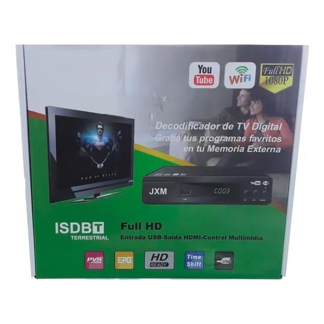 Decodificador Tv Digital Fullhd Usb/ Hdmi Canales Nuevo