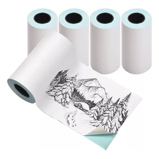 Papel Termico Autoadhesivo Para Mini Impresora De Gato X10un