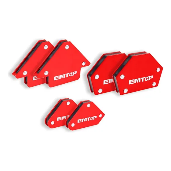 Escuadras 6 Pcs Angulo Magnetica Soldar Herreria Emtop