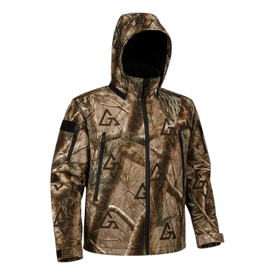 Campera Softshell Tricapa Tactica Camuflada Campinox