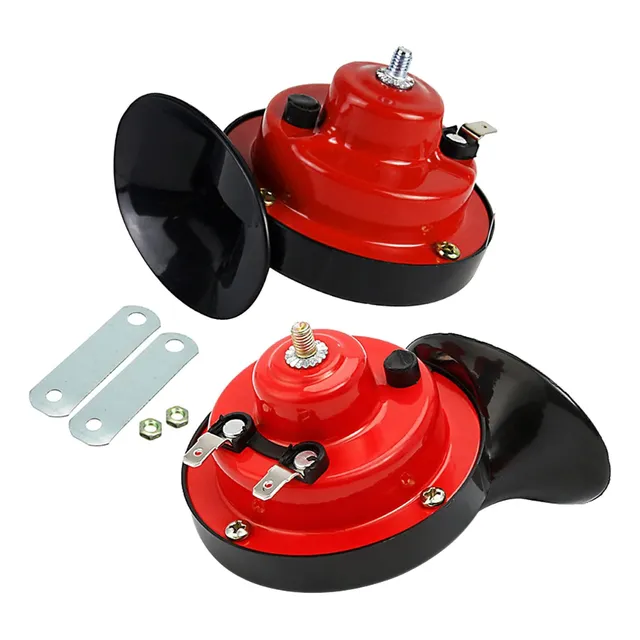 Bocina Caracol Universal 12v Grave Agudo Auto Camioneta