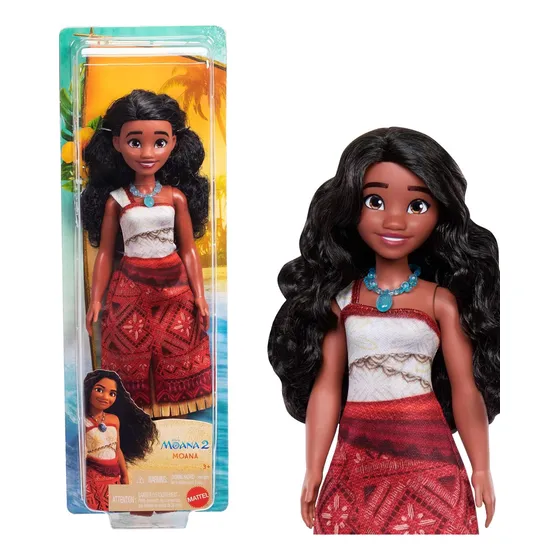 Muñeca Mattel Disney Moana 2 Moana Doll Con 2 Accesorios