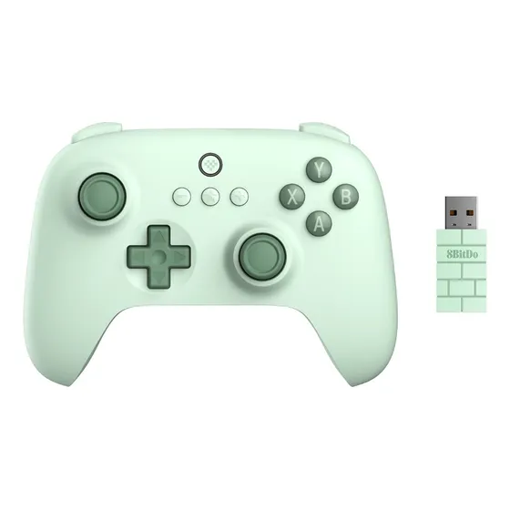 Controle 8bitdo Ultimate C 2.4g Wireless Pc Android Steam Cor Campo verde