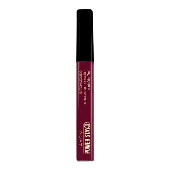Batom Líquido Avon Power Stay 7ml - Tô de Vinho