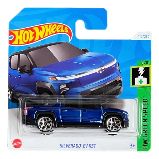 Hotwheels Chevrolet Silverado Ev Rst Pick Up Todoterreno