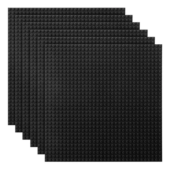 Placa Base Compatible Con Lego 25cm X 25 Cm Color Negro