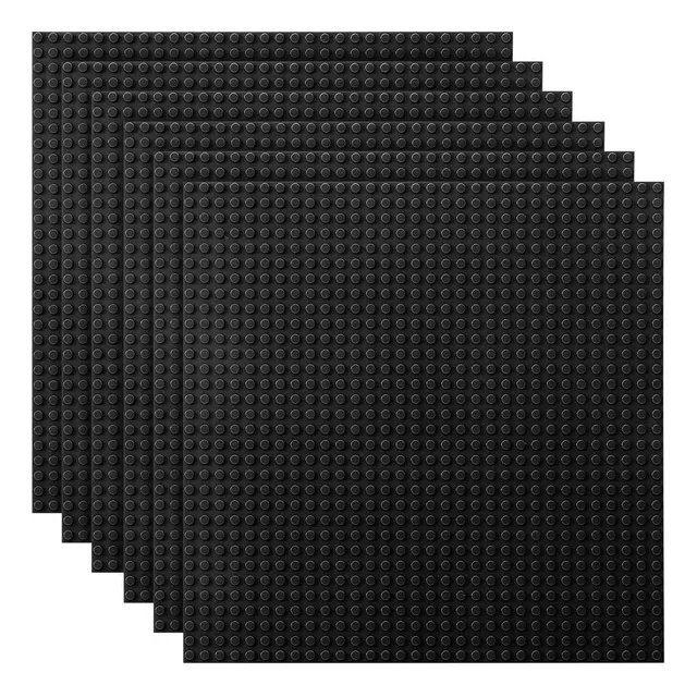Placa Base Compatible Con Lego 25cm X 25 Cm Color Negro