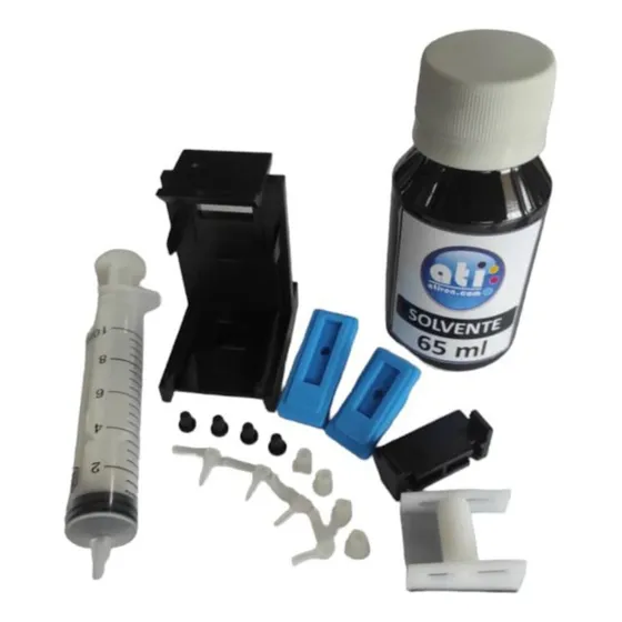 Kit Mantenimiento Cartuchos Hp 667 664 662 + Solvente Ati