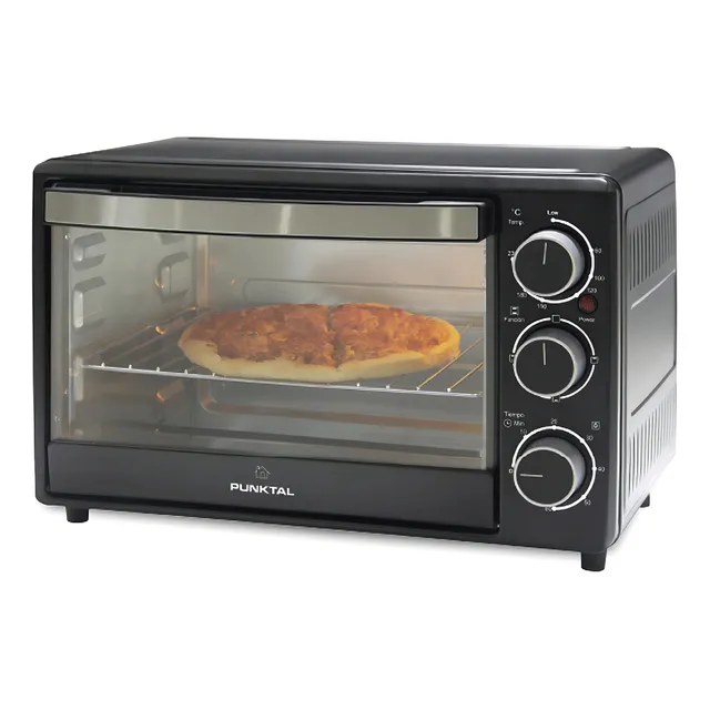 Horno Eléctrico Punktal Pk-118n 18 Lts Negro De Mesada