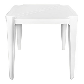 Mesa De Plastico Quadrada Branca Resistente Jardim Mesa De Plastico Quadrada Branca Resistente Jardim