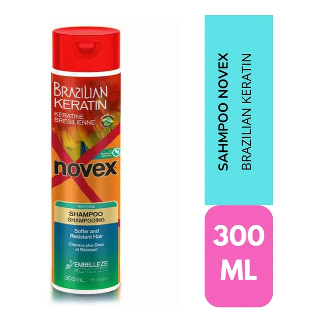 Shampoo Novex De Queratina Brasileña