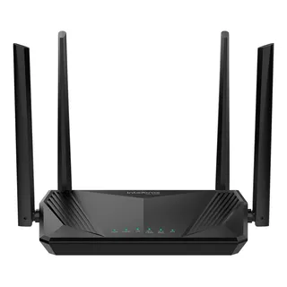 Roteador Wifi 6 Dual Band Mesh Gigabit 4 Antenas Intelbras W6-1500 Cor Preto