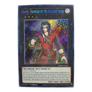 Yugi-oh! Dante Traveler Of The Burning Abyss Blmr-en081 Secr Yugi-oh! Dante Traveler Of The Burning Abyss Blmr-en081 Secr