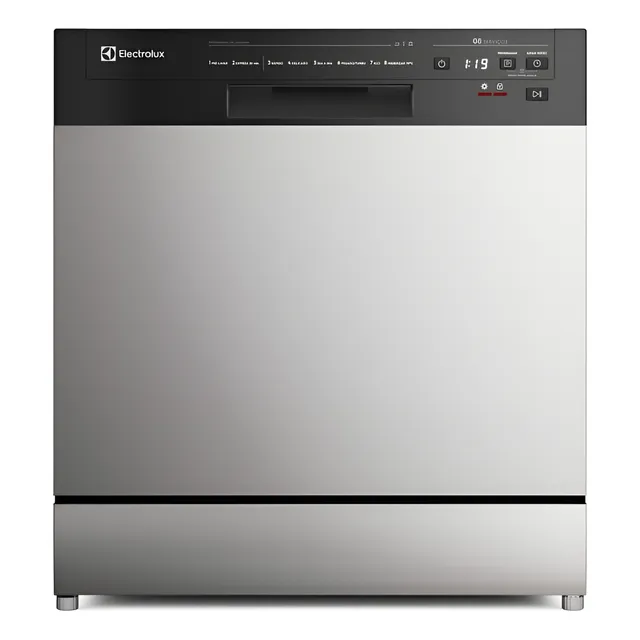 Lava-louça Electrolux Inox Com Programa Lava E Seca Ls08e Cinza