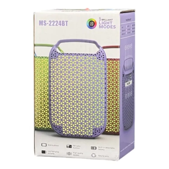 Corneta Inalambrica Bt Speaker Ms-2224bt