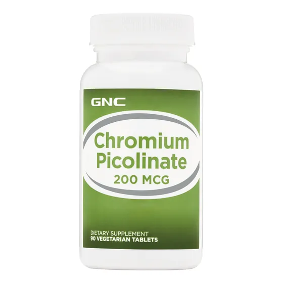 Gnc - Picolinato De Cromo 200 Mcg, 90 Comprimidos Sabor Sin Sabor