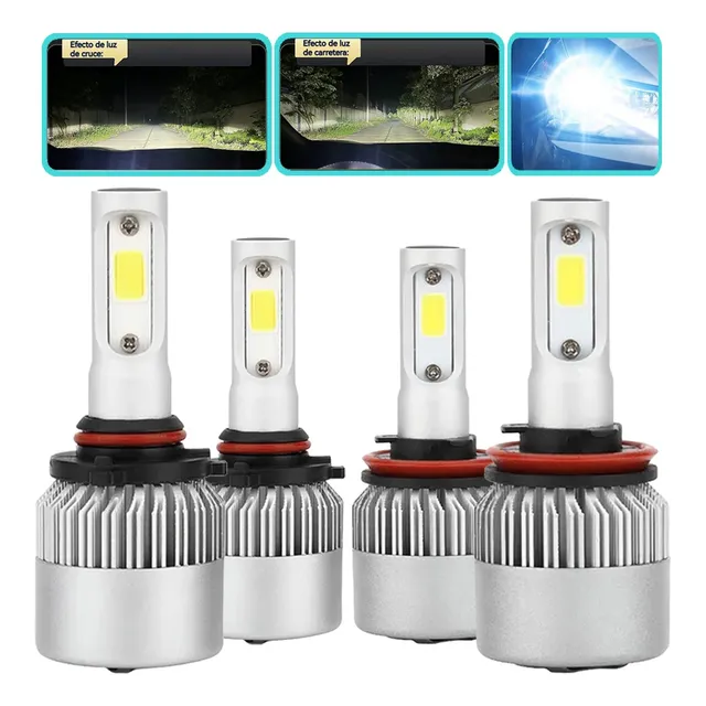 Gbb Kit De Focos Led Luz Alta Y Baja 8000lm 6000k Para