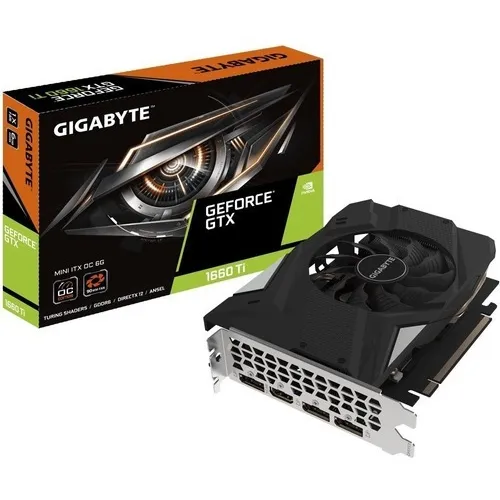 Placa De Video Gigabyte Gtx 1660ti Mini Itx Oc 6g Gddr6