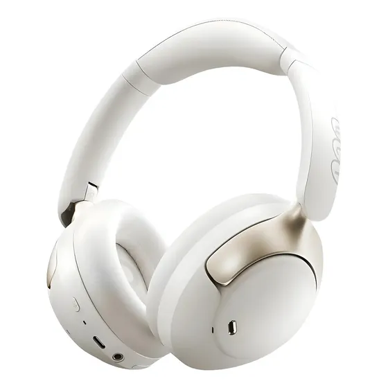 Audífonos Inalámbricos QCY H3 Pro Cancelación Activa de Ruido 50dB Audio certificado Hi-Res y LDAC 55 horas de reproducción Bluetooth 5.4 Conexión Multipunto Audio Espacial 360 Color Blanco | Cuotas sin interés