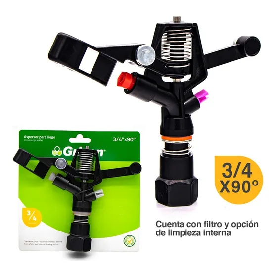 Aspersor De Riego Pistola 3/4 Pulgadas Griven