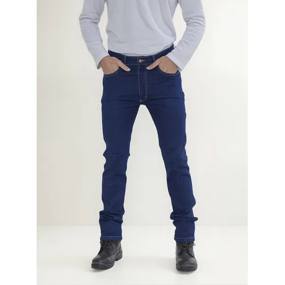 Pantalon Jean Hombre Pampero Elastizado Slim Fit Lycra