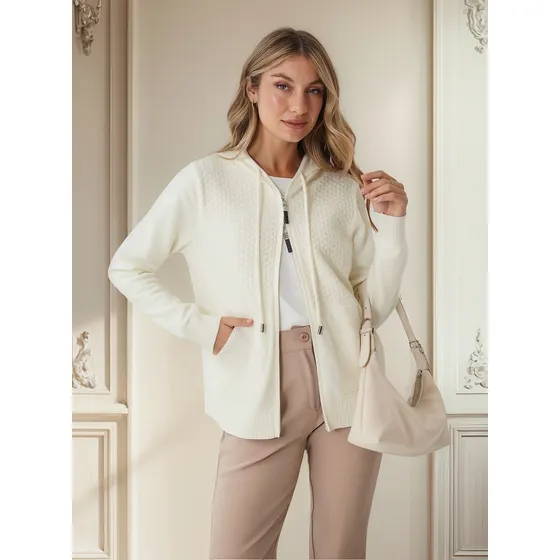 Sweater Campera Yabaires Mujer Bremer Waffle S03