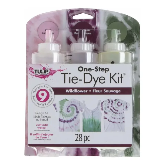 Tulip One-step Tie-dye Kit 3 Color Flor Silvestr Teñido