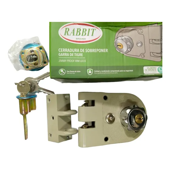 Cerradura Garra De Tigre O Diente Perro Marca Rabbit