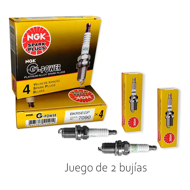 Bujía Ngk Original Bkr5egp Platino Para Hyundai Elantra 2.0