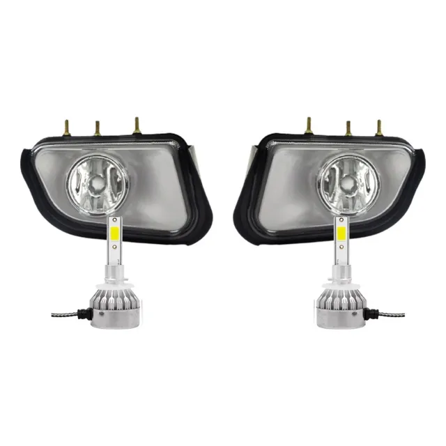 Juego Faro Auxiliar Chevrolet S-10 2007 2008 2009 + Cree Led