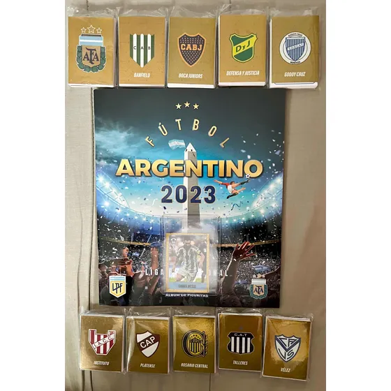 Panini Fútbol Argentino 2023 A Pegar Y Messi Paralela Dorada