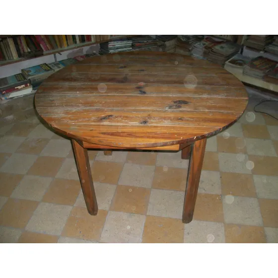 Mesa Redonda Madera - Sin Envio