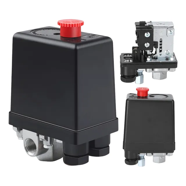 Pressostato Bipolar Automático Lefoo Lf10-l Baixa Média E Alta Pressão Para Compressores