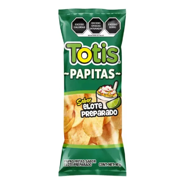 Totis Papitas Sabor Elote Preparado 90g