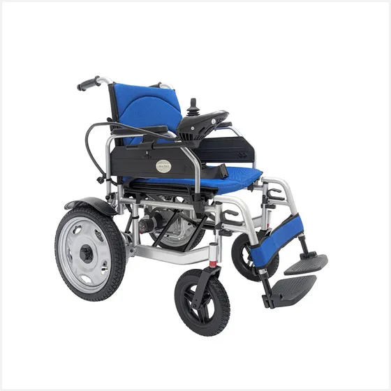 Silla De Ruedas Eléctrica Todo Terreno Plegable Plateado