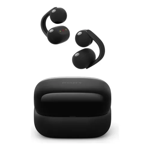 Fones de ouvido Sony Linkbuds Open Wireless | WF-l910 cor preta